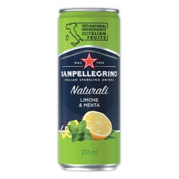 1 Pack de 6 Canette 33 cl SAN PELLEGRINO Limone e Menta