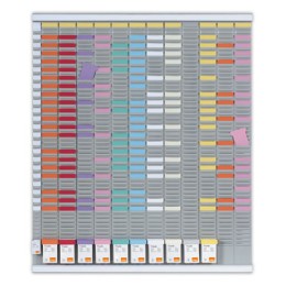 1 Kit planning annuel 13 colonnes 54 fentes