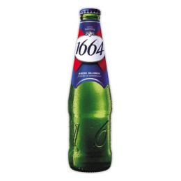 1 Pack de 12 bouteilles de bière blonde 1664  5.5° -  25cl