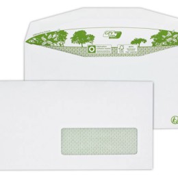 1 Carton de 1000 Enveloppes 114x229  recyclées mise sous pli automatique fenêtre 35x100