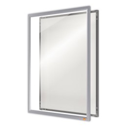 1 Porte-affiche clipsable A3 Nobo impression - argent