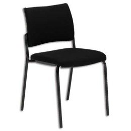 1 Chaise Réunion Intrata noire