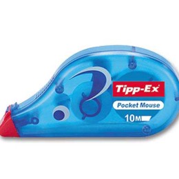 1 Correcteur TIPP-EX POCKET MOUSE dévidoir 10 m- largeur de bande 4,2mm.