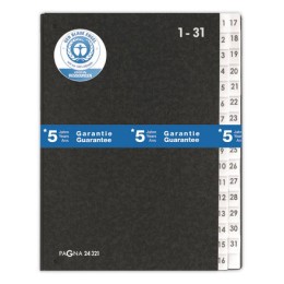 1 Trieur touches numériques DURABLE Pagna - 32 compartiments - A4-  noir