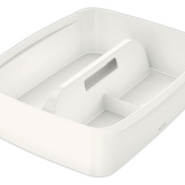 1 Bac de rangement mybox blanche sans couvercle