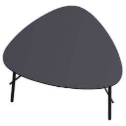 1 Table basse gigogne 60 cm noire