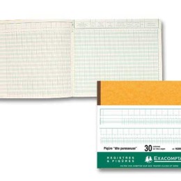 1 Piqûre comptable à tête paresseuse 31 lignes - 30 colonnes sur 2 pages