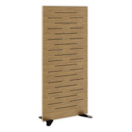 1 Cloison acoustique Hêtre H180cm montée