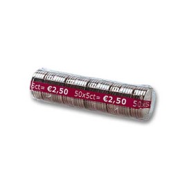 1 Sachet de 250 Coques plastique pour pièces de 5 centimes