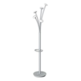 1 Portemanteau Festy ALBA patères couleur blanc corps gris H 1,87 m