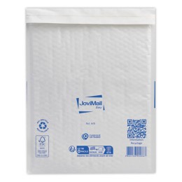1 Carton de 100 Pochettes matelassées à bulles d'air JOVIMAIL Easy - blanc 270x360 mm