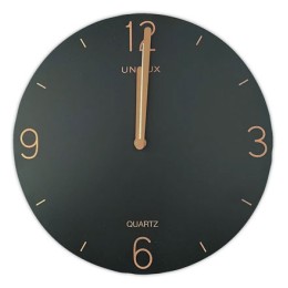 1 Horloge Oxford Savana Bois MDF - Noir