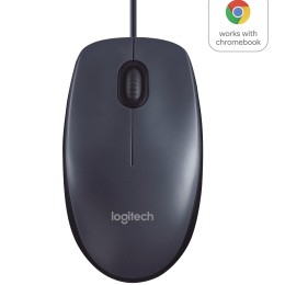 Logitech B100 souris Bureau Ambidextre USB Type-A Optique 800 DPI