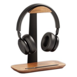1 Support de casque bois bois