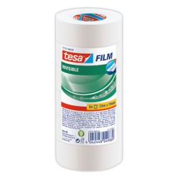 1 Lot de 6 Rouleaux d'adhésif invisible TESA - 33m x 19 mm