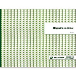 1 Registre contrôle médical Piqûre 60 pages 31 x 24 cm à l'italienne