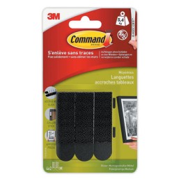 1 Languettes accroche tableaux Command¿ - Noir