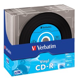 Verbatim CD-R AZO Data Vinyl 700 Mo 52x 10 pièce(s)