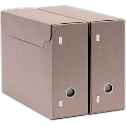 1 Carton de 50 Boîtes à archives communales carton solide pour format A4 et Folio