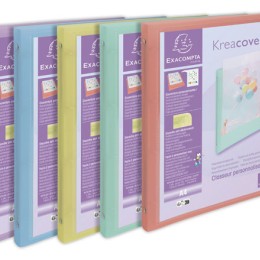 1 Classeurs personnalisables Kreacover -Dos 2 cm - Coloris assortis