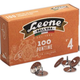 1 Boite de 100 BT 100 PUNAISES ACIER 13MM N°4 - inox