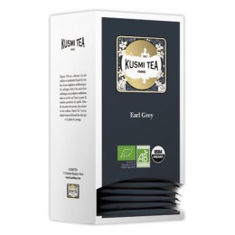 1 Boîte de 25 sachets de thé Kusmi Tea Bio Earl Grey