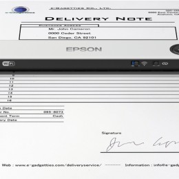Epson WorkForce DS-80W Scanner portable 600 x 600 DPI A4 Blanc