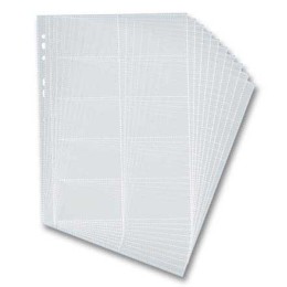 1 Sachet de 10 Pochettes cartes de visite pour classeur DURABLE Visifix format A4