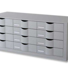 1 Bloc 12 tiroirs - largeur 81,3 cm
