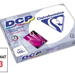 1 Ramette de 250 Feuilles papier blanc laser CLAIREFONTAINE DCP A3 160g