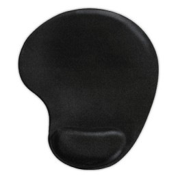 1 Tapis de souris repose-poignet Lycra et gel Noir