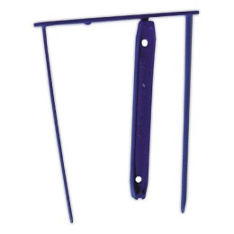 1 Sachet de 100 Clips d'archivage universel A4 et listing bleu FELLOWES
