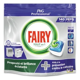 1 Sachet de 140 Capsules lave-vaiselle tout-en-un plusFAIRY.