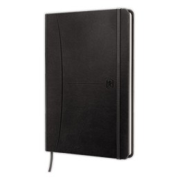 1 Cahier Signature broché A5 160 pages ligné. Noir