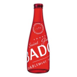 1 Pack de 20 bouteilles Badoit rouge 33 cl,  en verre