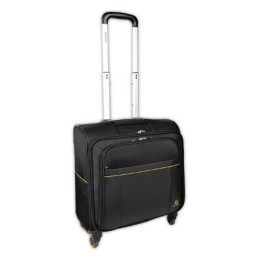 1 Trolley pilot case Polyester 4 roulettes