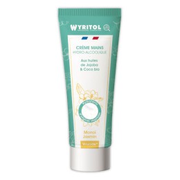 1 crème mains hydroalcoolique Monoï Jasmin 75 ML