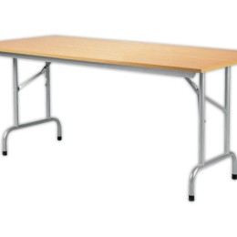 1 Table de réunion pliante 140x80 cm