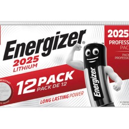 1 Pack de 12 piles bouton au lithium Energizer 2025