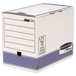 1 Lot de 10 Boîtes à archives automatiques Banker's box - Dos 20 cm