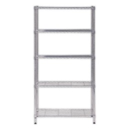 1 Etagère multifonction 5 niveaux L90 x H200 cm