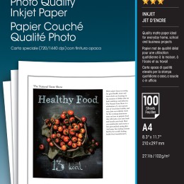 EPSON S041061 Matte photo papier inkjet 102g/m2 A4 100 feuilles pack de 1