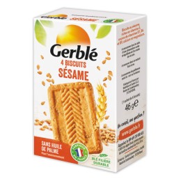 1 Carton de 18 boîtes de 4 biscuits Gerblé au sésame