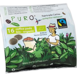 1 Boite de 16 Dosettes souples PURO Bio - Intensité 7