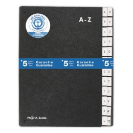 1 Trieur alphabétiique DURABLE Pagna - 24 compartiments - noir