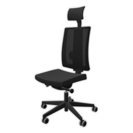 1 Siège NAVIGO synchrone ergo tissu noirtêtière 2D
